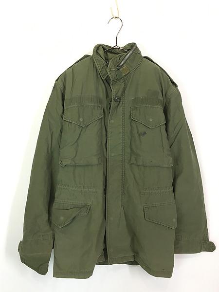 古着 60s 米軍 US ARMY M-65 「グレーライナー」 アルミジップ フィールド ジャケット S-R!!