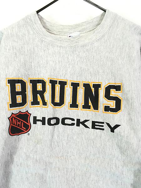 古着 90s USA製 Champion Reverse Weave NHL Boston Bruins