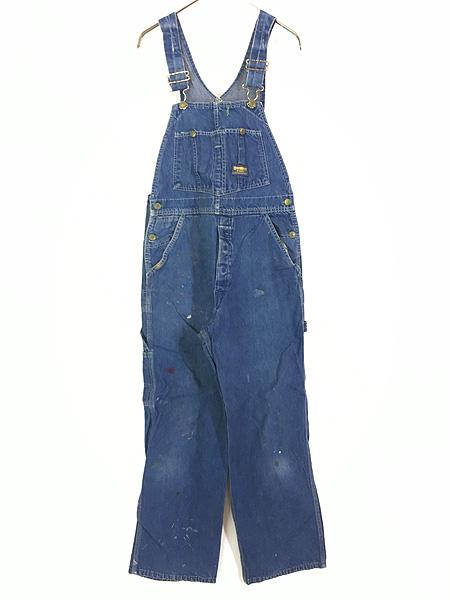 オシュコシュ ストライプ オーバーオール デニム パンツ ワーク