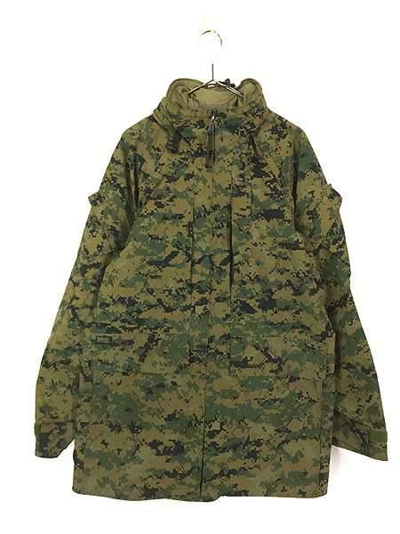 古着 00s 米軍 USMC APECS MARPAT デザート デジタル カモ 迷彩 GORE-TEX ゴア パーカー S-Lの通販は