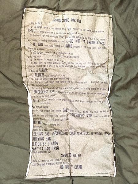 雑貨 古着 80s 米軍 ミリタリー インターメディエート コールド