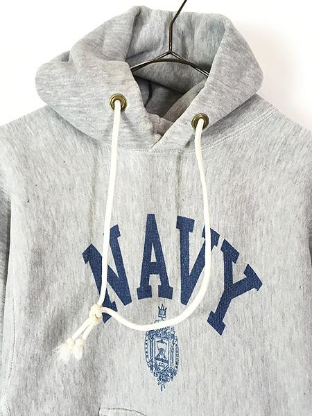 70s champion リバースウィーブ USNAVY 染み込み ミリタリー 古着 70s USA製 Champion Reverse Weave 「NAVY」 染み込み
