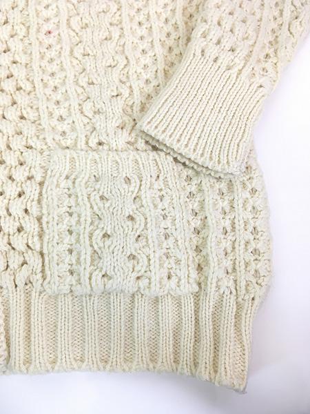 古着 80s Ireland製 Purple Heather ポップコーン アラン