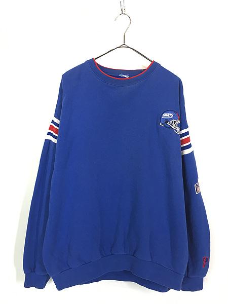 古着 90s NFL New York Giants ジャイアンツ アーム ライン スウェット トレーナー XL位 古着の通販は