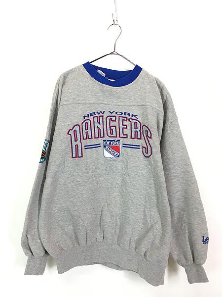 古着 90s NHL New York Rangers レンジャーズ 刺しゅう スウェット トレーナー L 古着の通販は 5,544円