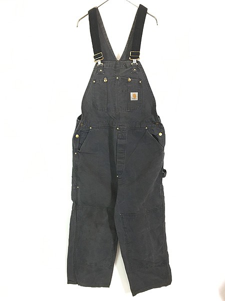 古着 Carhartt チャコールグレー ダック Wニー ワーク