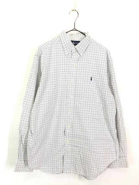 古着 90s Ralph Lauren 「CLASSIC FIT」 ガンクラブ チェック BD シャツ L 古着の通販は 5,005円