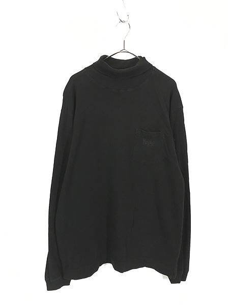 古着 90s mossimo ワンポイント ポケット付 タートルネック 長袖 Tシャツ ロンT カットソー L 4,950円