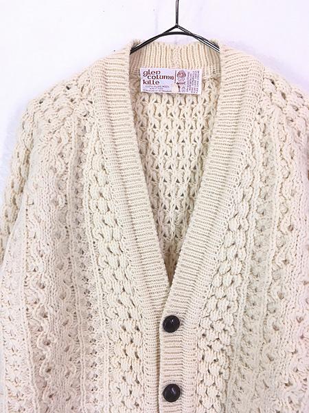 アイルランド製【GLEN COLUMB KILLE】ローゲージ　アランセーター アイルランド製【GLEN COLUMB KILLE】ローゲージ アランセーター