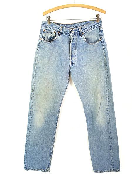 古着 90s USA製 Levi's 501-0193 ブランクタブ ブルー デニム パンツ ジーンズ ストレート W32 L31 8,030円