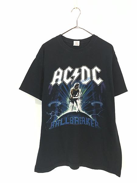 古着 10s AC/DC 「BALLBREAKER」 ヘヴィ メタル ロック バンド Tシャツ Lの通販は 6,776円