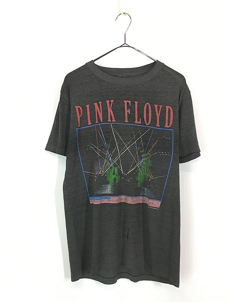 古着 80s Pink Floyd 「A Momentary Lapse of Reason」 ツアー プログレ ロック バンド Tシャツ XL位