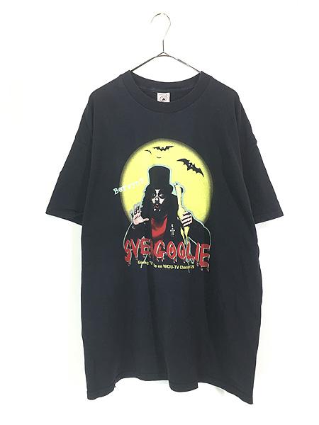 古着 90s SVENGOOLIE 「Berwyn?」 カルト ホラー SF 映画 ムービー TV Tシャツ XXL