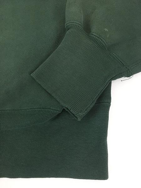 古着 90s Champion Reverse Weave 目なし リバース スウェット 緑 XL位 古着