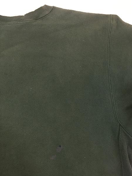 古着 90s Champion Reverse Weave 目なし リバース スウェット 緑 XL位 古着