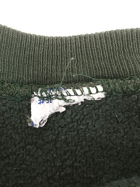 古着 90s Champion Reverse Weave 目なし リバース スウェット 緑 XL位 古着