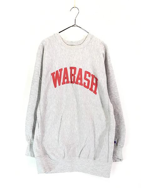 【雰囲気◎】90s USA製 Reverse Weave型 スウェット アメカジ 古着 90s Champion Reverse Weave 「WISCONSIN」 4段 カレッジ