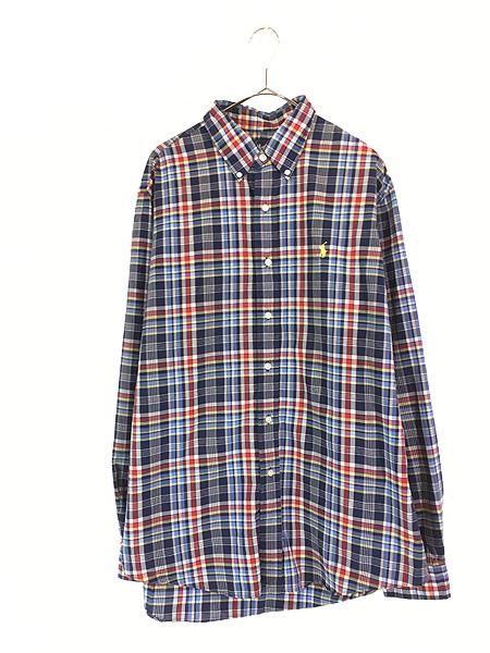 古着 90s Ralph Lauren タータン チェック BD シャツ XL 古着の通販は 5,170円