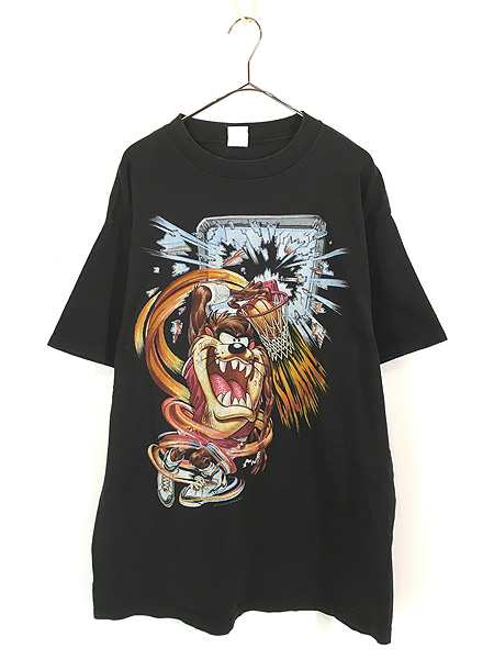 古着 90s USA製 LOONEY TUNES タズ バスケ スラムダンク Tシャツ XL 古着の通販は