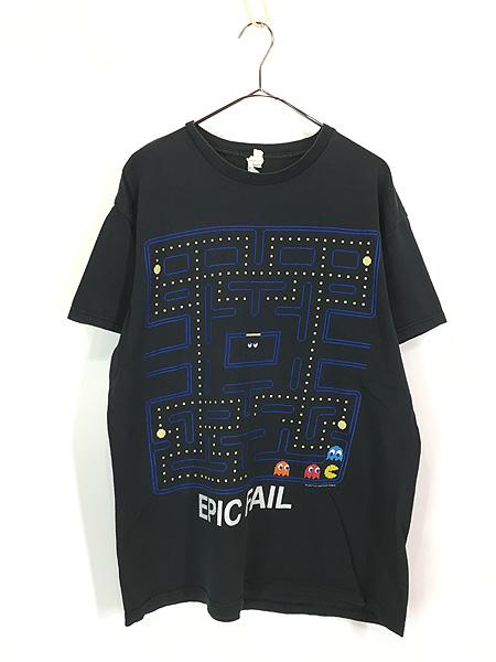 古着 00s- PAC-MAN パックマン アーケード レトロ ゲーム Tシャツ L 古着の通販は 6,600円