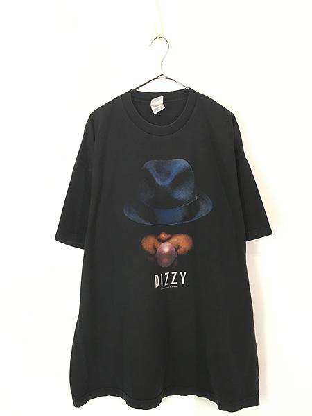 古着 90s 「DIZZY」 Dizzy Gillespie モダン ジャズ ブルース ミュージック アート Tシャツ 2XL