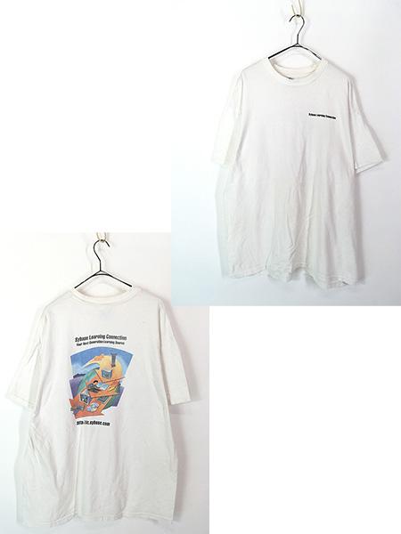 古着 90s USA製 Sybase Learning Connection コンピューター データベース ソフトウェア Tシャツ XL