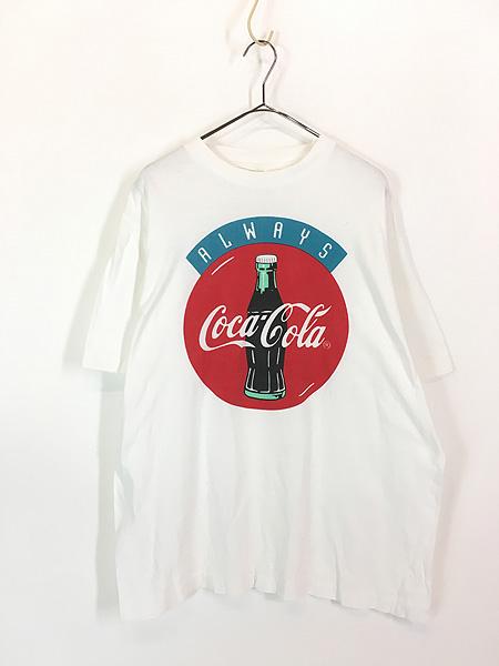 古着 90s Coca-Cola コーラ 企業 BIG プリント Tシャツ L 古着の通販は