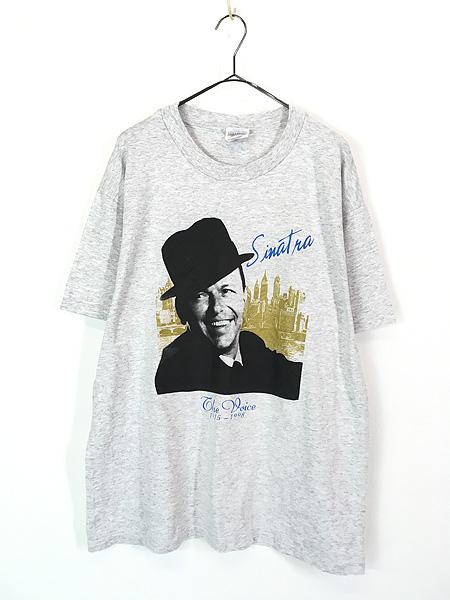 古着 90s USA製 Frank Sinatra 「The Voice」 ジャズ ミュージック フォト 追悼 Tシャツ Lの通販は 6,391円