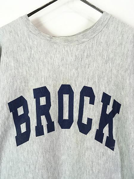 古着 90s USA製 Champion Reverse Weave 「BROCK」 リバース