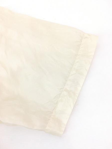 古着 90s Personal Choice 無地 ソリッド 光沢 100% シルク 半袖 ボックス バンドカラー シャツ Lの通販は