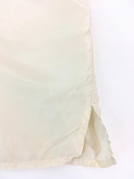 古着 90s Personal Choice 無地 ソリッド 光沢 100% シルク 半袖 ボックス バンドカラー シャツ Lの通販は