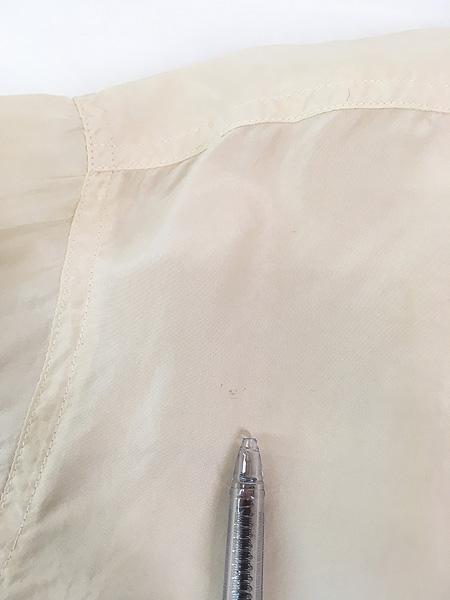 古着 90s Personal Choice 無地 ソリッド 光沢 100% シルク 半袖 ボックス バンドカラー シャツ Lの通販は