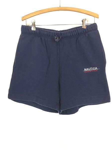 90s USA製 NAUTICA COMPETITION 鹿子 前V Tシャツ