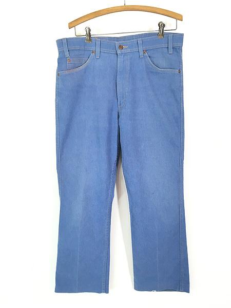 古着 90s USA製 Levi's Action Jeans 415 ストレッチ ブルー デニム パンツ ジーンズ ブーツカット W35 L27