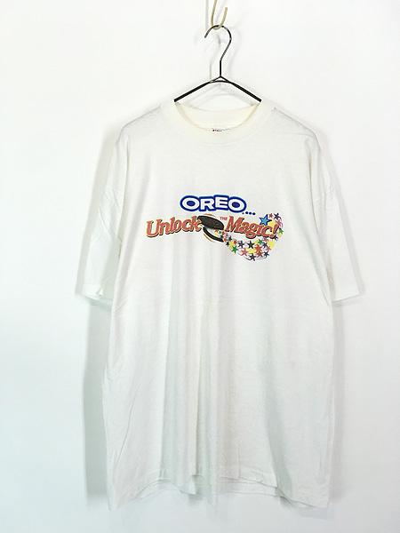 古着 80s USA製 OREO クッキー お菓子 企業 Tシャツ XL 古着
