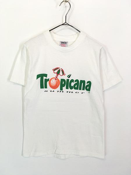 レディース 古着 90s USA製 Tropicana Twister トロピカーナ ドリンク 企業 Tシャツ S 古着 6,600円