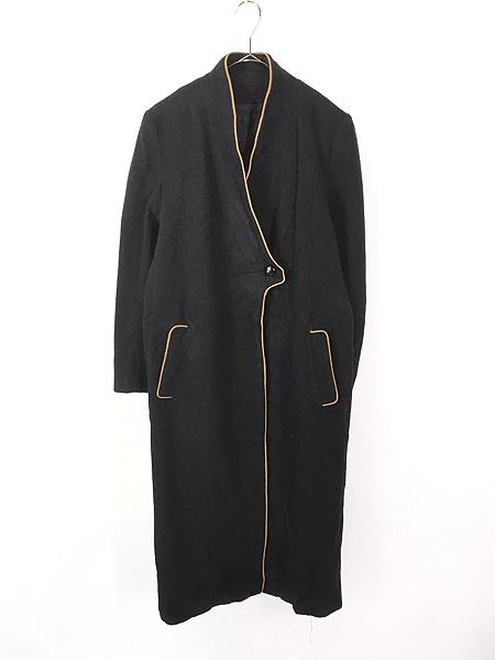 レディース 古着 70s USA製 BRAETAN ゴールドロープ パイピング ウール コート L位 古着の通販は