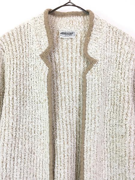 レディース 古着 90s MAGGIE シンプル ループヤーン ロング ニット