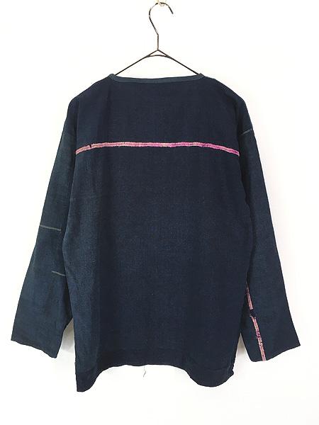 レディース 古着 70s 花 民族 刺しゅう グアテマラ ガテマラ スッキパー プルオーバー チュニック トップス L位 古着