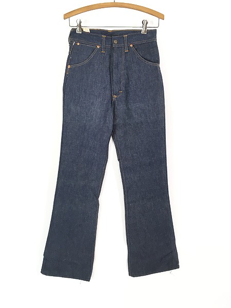 「Deadstock」 レディース 古着 60-70s Tuf-Nut 真紺 インディゴ デニム パンツ ジーンズ フレア W27.5 L33 古着の通販は