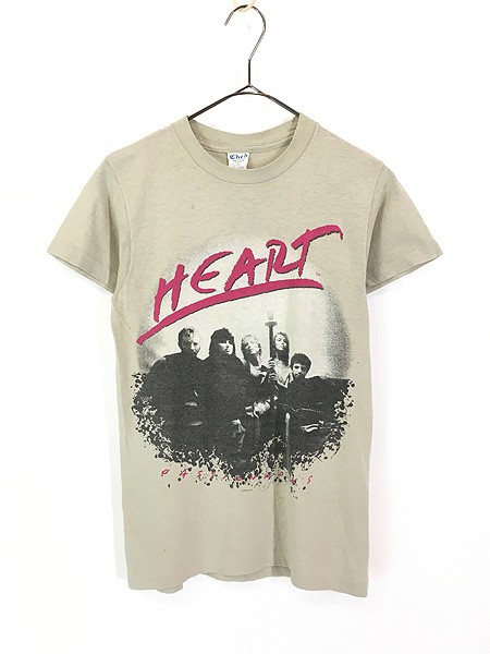 レディース 古着 80s USA製 HEART 「PASSION WORKS TOUR 1983」 ツアー ロック バンド Tシャツ S 古着の通販は 7,095円