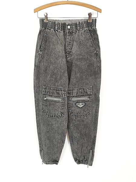 レディース 古着 90s Levi's Sport Jeans 40778-9453 ケミカル ブラック デニム パンツ M位 古着の通販は 15,400円