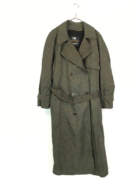レディース 古着 80s USA製 LONDONFOG 水面 集光模様 デザイン トレンチ コート M位 古着の通販は