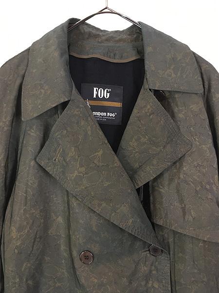 レディース 古着 80s USA製 LONDONFOG 水面 集光模様 デザイン