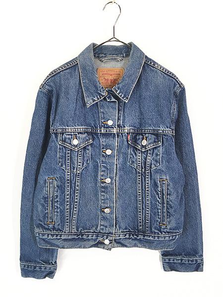 レディース 古着 90s USA製 Levi's 77715-0289 デカタグ ビッグシルエット デニム ジャケット Gジャン L 古着の通販は