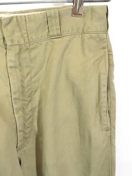 レディース 古着 70s 米軍 US ARMY 「Type-1 Class-1」 ミリタリー 8.2oz コットン チノ パンツ チノパン スリム W27 L30 古着