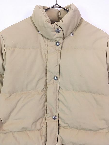 レディース 古着 80s USA製 TNF The North Face 茶タグ コットンクロス ダウン ジャケット S 古着