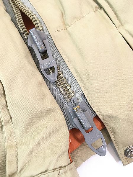 レディース 古着 80s USA製 TNF The North Face 茶タグ コットンクロス ダウン ジャケット S 古着