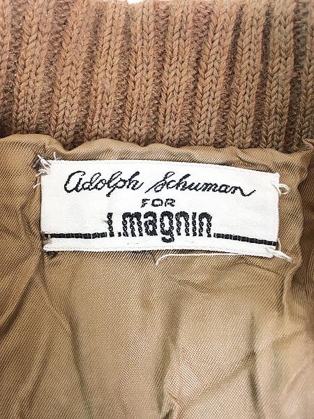 レディース 古着 80s Adolph Schuman for I.magnin リブニット