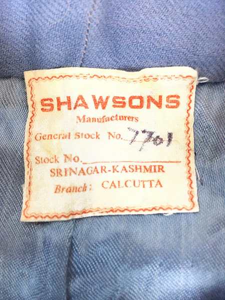 レディース 古着 70s SHAWSONS 花 フラワー ボタニカル ハンド刺しゅう ウール ポンチョ M位 古着